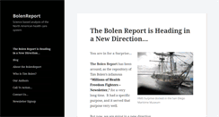 Desktop Screenshot of bolenreport.com
