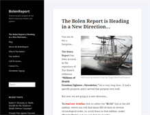 Tablet Screenshot of bolenreport.com
